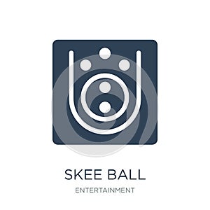 skee ball icon in trendy design style. skee ball icon isolated on white background. skee ball vector icon simple and modern flat