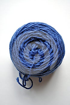 Skein of Blue Yarn