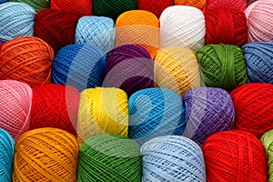 Skeins of yarn