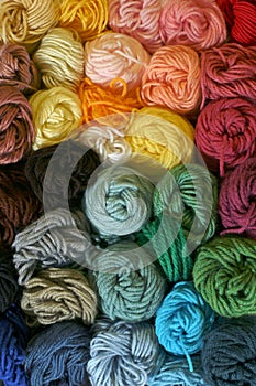 Skeins of Yarn - Vertical