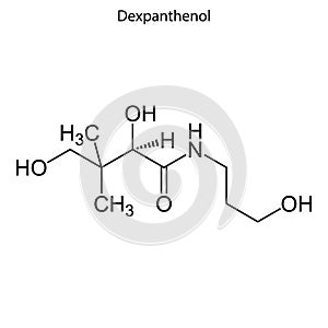 Skeletal formula of molecule