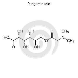 Skeletal formula of molecule photo