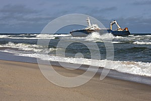 Skeleton Coast in Namibia