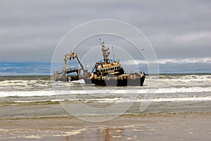 Skeleton coast in naminia