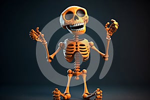 Skeleton dancing, Halloween