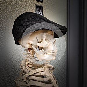 Skeleton in a Flat Cap
