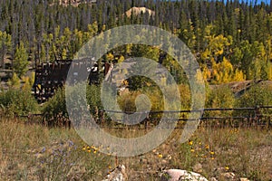 Abandoned mine in the Rocky Mountains