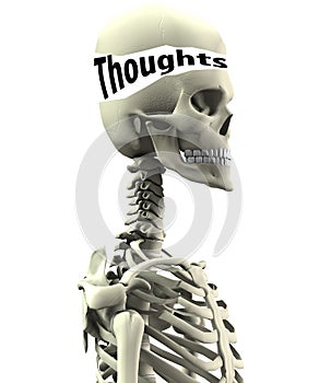 Skeleton With Open Thoughts