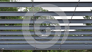 Metal frame of building under construction