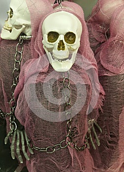Skeleton spooky dummy