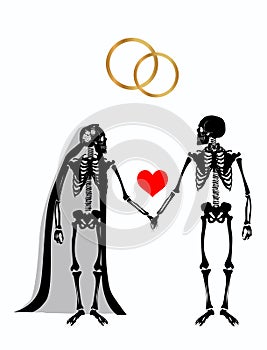 The skeletons wedding