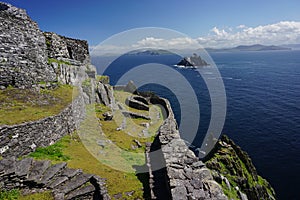 Skellig Michael islaand in Ireland