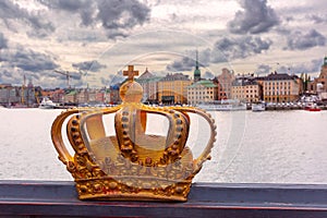 Skeppsholmsbron, Skeppsholm Bridge in Stockholm, Sweden