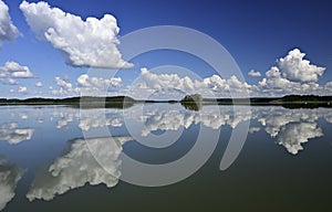 Skerries of the Baltic Sea in Finland on a summer sunny day photo