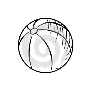Sketch Baby Beach ball