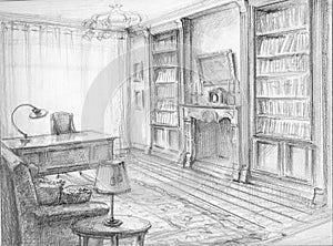 Sketch of the cabinet