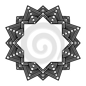 Sketch design of mandala