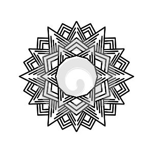 Sketch design of mandala