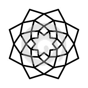 Sketch design of mandala