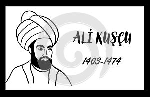 Sketch Drawing of Ali Ku?çu Portrait