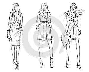 SKETCH. fashion girls