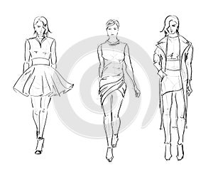 SKETCH. fashion girls