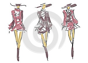 Sketch Fashion Poses