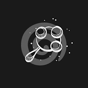 Sketch icon in black - Baby toy