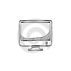 Sketch icon - Desktop omputer