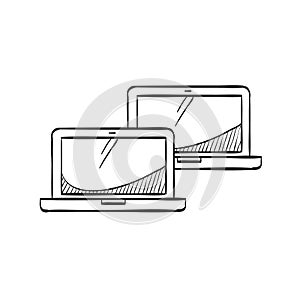 Sketch icon - Laptops