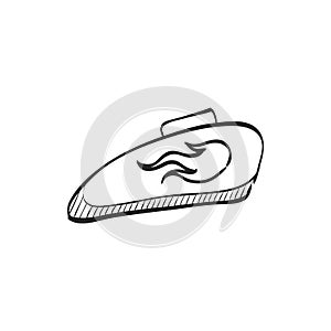 Sketch icon - Motorcycle gas tank