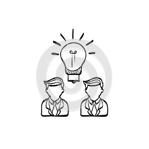 Sketch icon - Teamwork