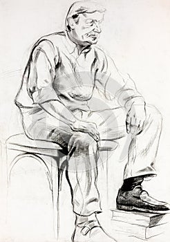 Sketch of a man