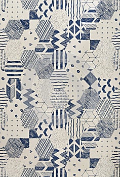 Sketch pattern tile