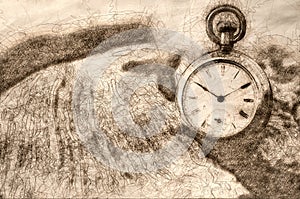 Sketch of the Relentless and Unstoppable Passage of Time