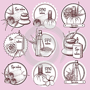 Sketch spa logos