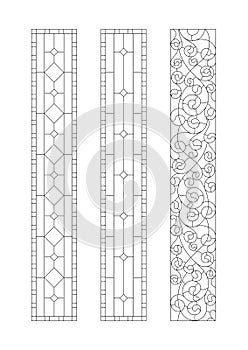 Sketch stained-glass windows