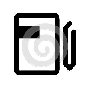 Sketchbook icon flat vector
