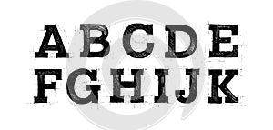 Sketched ABC set. Font pencil vintage hand drawn alphabet drawing