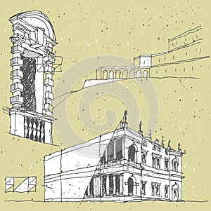 Sketching Historical Architecture in Italy