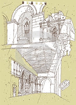 Sketching Historical Architecture in Italy