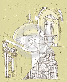 Sketching Historical Architecture in Italy