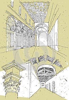 Sketching Historical Architecture in Italy