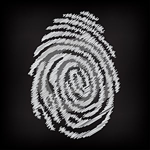 Sketchy fingerprint