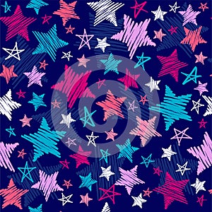 Sketchy Stars Pattern