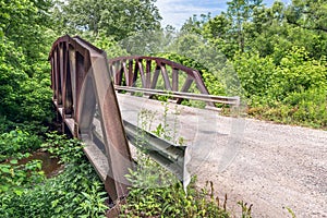 Skewed Pony Truss Bridge