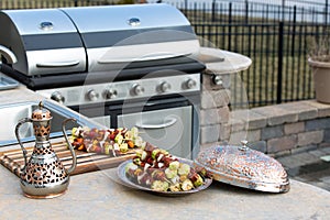 Skewers and Outdoor Kitchen