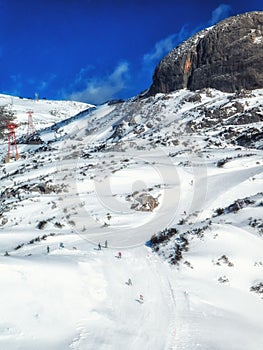 Ski area on Krippenstein