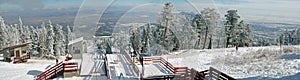 Ski area panorama