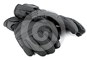 Esquiar negro guantes 